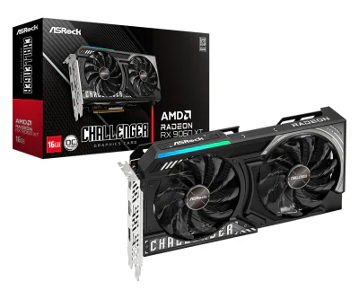Placa video ASRock Radeon RX 9060 XT, 16GB GDDR6, PCI Express 5.0, 128bit