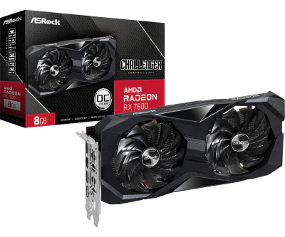 Placa video ASRock Radeon RX 7600, 8GB GDDR6, PCI Express 4.0, 128bit