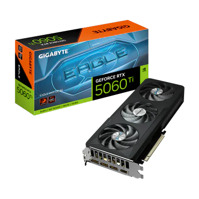 Placa video Gigabyte GeForce RTX 5060 Ti, 8GB GDDR7, PCI Express 5.0, 128-bit