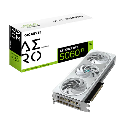 Placa video Gigabyte GEFORCE RTX 5060 Ti AERO OC, 8GB GDDR7, PCI Express 5.0, 128bit