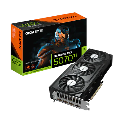 Placa video Gigabyte GeForce RTX 5070 Ti, 16GB GDDR7, PCI Express 5.0, 256-bit