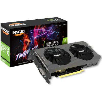 Placa video INNO3D GeForce RTX 3050, 6GB GDDR6, PCI Express 4.0 x8, 96-bit