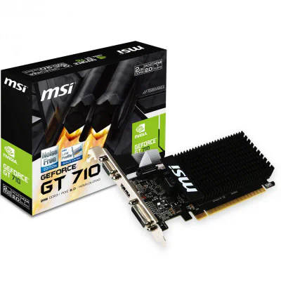Placa video MSI GeForce GT 710, 2GB DDR3, PCI Express 2.0, 64-bit