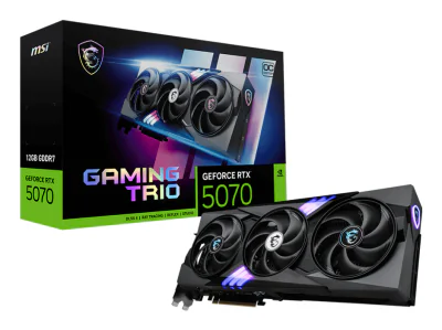 Placă video MSI GEFORCE RTX 5070 12G GAMING TRIO OC, 12GB GDDR7, 192 bit, PCI Express 5.0