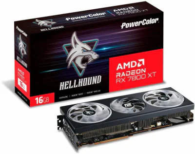 Placa video PowerColor Radeon RX 7800 XT, 16GB GDDR6, PCI Express 4.0, 256-bit