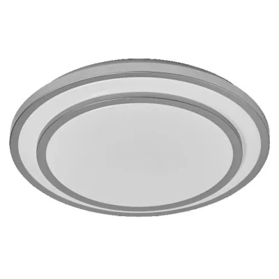 Plafoniera LED OSRAM Orbis Berlin 390, 24W, 2700 lm,lumina calda(3000K), IP20, Ø39cm, metal/plastic, Argintiu