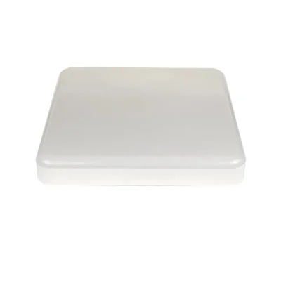 Plafoniera LED pentru exterior cu senzor de miscare Ledvance SURFACE SLIM SQUARE 350, 35W, 3680 lm, lumina neutra (4000K), IP65/IK10, 350x350x55mm, Alb