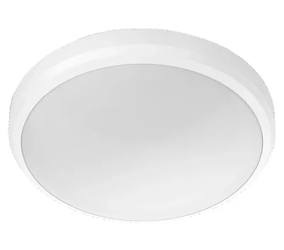 Plafoniera LED pentru exterior Philips Doris, 6W, 600 lm, luminacalda(2700K), IP54, 22 cm, Alb