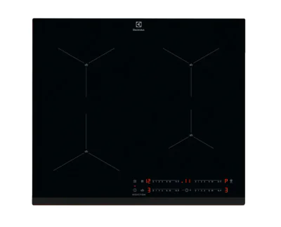 Plita incorporabila Electrolux EIS62443, Inductie, 4 zone gatit, Touch control, Conectivitate hota, 60 cm, Negru