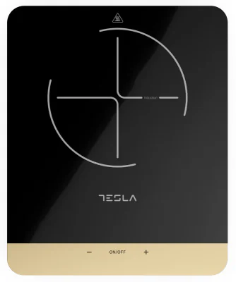 Plita portabila cu inductie Tesla IC401B, 2000W25x25cm, 8 niveluri putere, Negru "IC401B"
