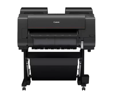 Plotter Canon imagePROGRAF PRO-2600, Dimesniune A1, 24", 12 culori, Rezoluție de imprimare: 2.400 x 1.200 dpi, 18.432 de duze (1.536 de duze x 12 culori),  Cerneluri pe bază de pigmenți: 12 culori (negru mat, negru foto, cyan, magenta, galben, gri, c