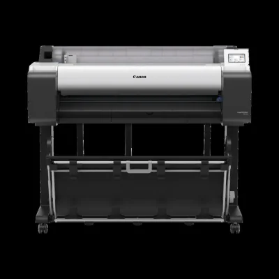 Plotter Canon imagePROGRAF TM-350 36"(914mm), format A0, 5 culori, rezolutie max 2400x1200dpi, memorie 2GB, limbaje de imprimare: HP-GL/2, HP RTL, JPEG (Ver. JFIF 1.02), CALS G4 (submission via FTP only), Display LCD 4.3", interfata: USB 2.0, Etherne