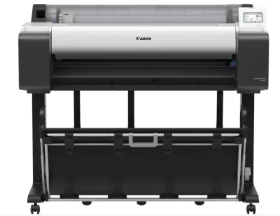 Plotter Canon imagePROGRAF TM-355 + HDD 500Gb, PIN Printing, 36"(914mm), format A0, 5 culori, rezolutie max 2400x1200dpi, memorie 2GB, limbaje de imprimare:  HP-GL/2, HP RTL, CALS G4 (submission via FTP only), JPEG, PDF), Display LCD 4.3", interfata: