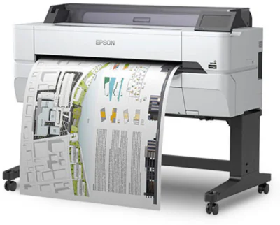 Plotter Epson Surecolor SC-T5405 36", format A0, 4 culori, rezolutie maxima printare 2.400 x 1.200 dpi, cerneala Epson Ultrachrome XD2, Memorie 1Gb, Limbaje de printare: ESC/P-R, HP-GL2, RTL, Ecran tactil, interfata: USB 3.0, Interfaţă Gigabit Ethern
