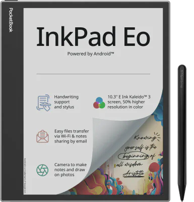 POCKETBOOK InkPad Eo - Mist Grey, 4 GB RAM, 64 GB, Fara SIM, Grey