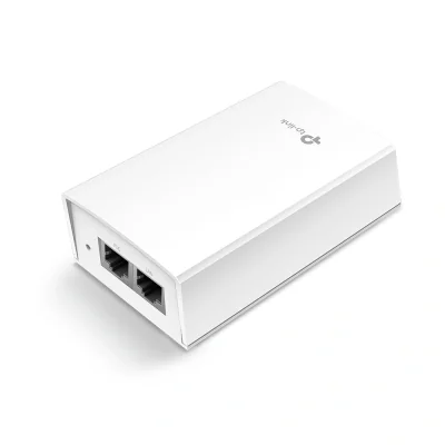"48V Passive PoE Injector Adapter PORT: 1× Gigabit PoE Port, 1× Gigabit Non-PoE Port SPEC: Data and Power Carried over The Same Cable, 48 V Power Input, 24 W PoE Power, Plastic Case"