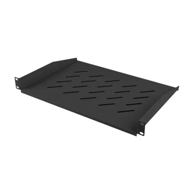 Poliță fixă rack Lanberg 19" 1U, 483x315 mm, sarcină maximă 25 kg, negru