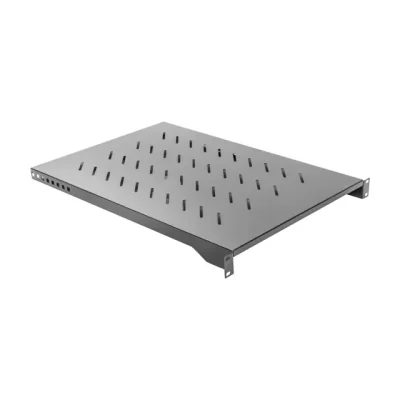 Poliță fixă rack Lanberg 19" 1U, 483x700mm, sarcină maximă 25kg, negru
