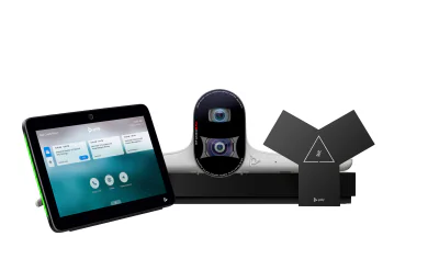 HP Poly G7500 Video Conferencing System with Studio E70 and TC10 Controller Kit, Group video conferencing system, 4K Ultra HD, Black