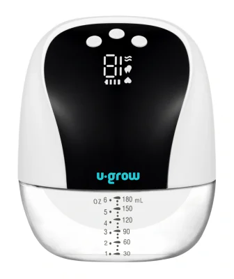 Pompa de san electrica si portabila,10 niveluri de extragere, 5 niveluri de masaj, display LED, functie de memorie, capacitate 180ml, U-Grow