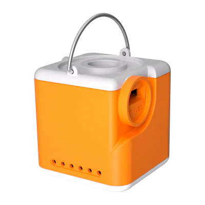 Pompă portabilă Flextail Nano Pump 5C1 (portocaliu)