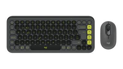 POP ICON COMBO MOUSE AND KB/GRAPHITE - CH - CENTRAL-419