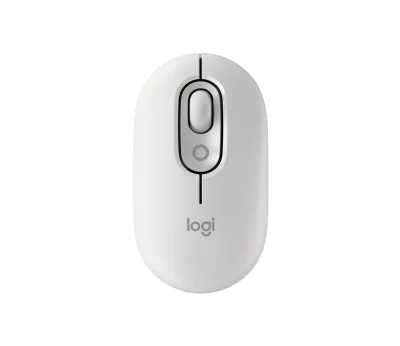 LOGITECH POP Mouse with emoji - OFF-WHITE