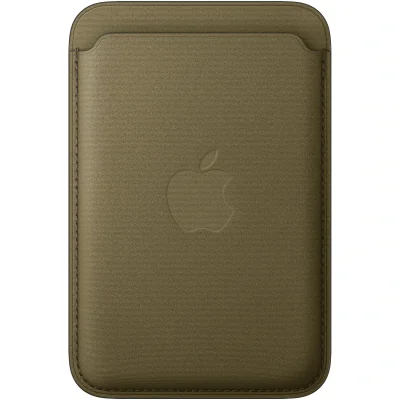 Portofel Apple FineWoven cu MagSafe pentru iPhone, Dark Olive