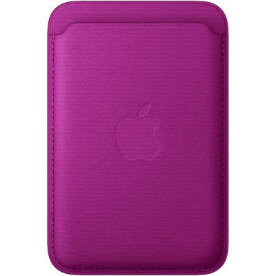 Portofel Apple FineWoven cu MagSafe pentru iPhone, Magenta