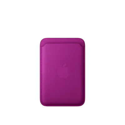 Portofel Apple FineWoven cu MagSafe pentru iPhone, Magenta