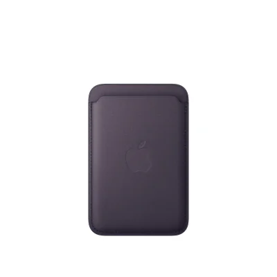 Portofel Apple FineWoven cu MagSafe pentru iPhone, Midnight Purple