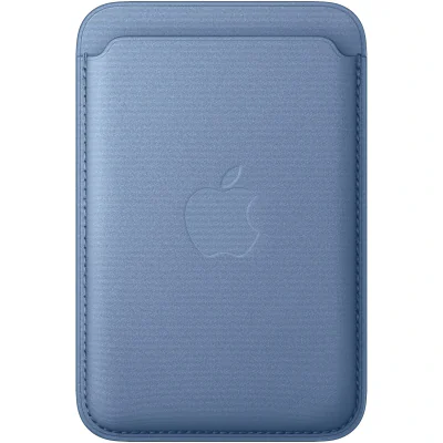 Portofel Apple FineWoven cu MagSafe pentru iPhone, Wildflower Blue