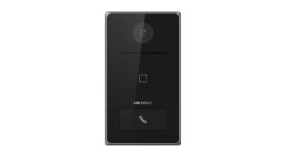 Post de exterior videointerfon IP Hikvision DS-KV6133-ME1; WIFI; 1 x buton de apelare( pentru o singura familie- permite apelarea a mai multor monitoare de interior); camera video 2MP True WDR ( unghi vizualizare: Horizontal: 129° Vertical: 75°), viz