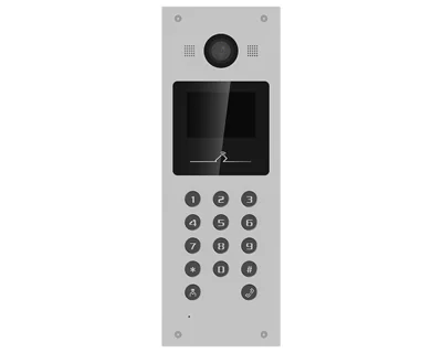Post exterior videointerfon IP HIKVISION DS-KD3003-E6, ecran 3,5 inch, montaj îngropat