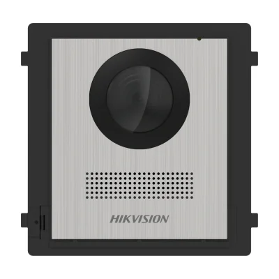 Post exterior videointerfon IP modular HIKVISION DS-KD8003-IME1B/NS, montaj aparent sau îngropat, PoE