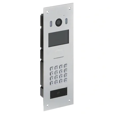 Post exterior videointerfon IP pentru bloc DAHUA VTO6521K-S2, ecran 4.3 inch, Silver
