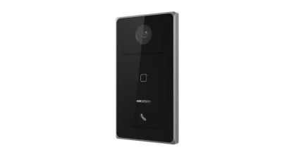 Post exterior videointerfon IP pentru vilă HIKVISION DS-KV6133-WME1, 1 buton de apel, Wi-Fi, montaj aparent sau îngropat, PoE