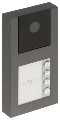 Post exterior videointerfon Vidos S11-4, 2,1 Mpx, unghi 130°, 4 abonați