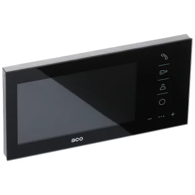 Post interior de interfon ACO INS-MP7-BK, sistem digital PV