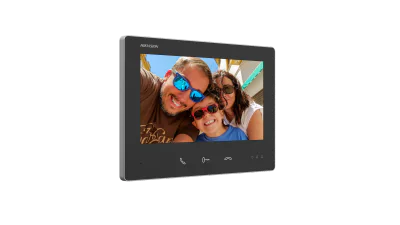 Post interior videointerfon 2 fire HD HIKVISION DS-KH7300EY-TE2, Black