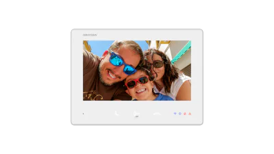 Post interior videointerfon 2 fire HD HIKVISION DS-KH7300EY-WTE2/WHITE, White