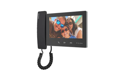 Post interior videointerfon 2 fire HD HIKVISION DS-KH7300EY-WTHE2, Black