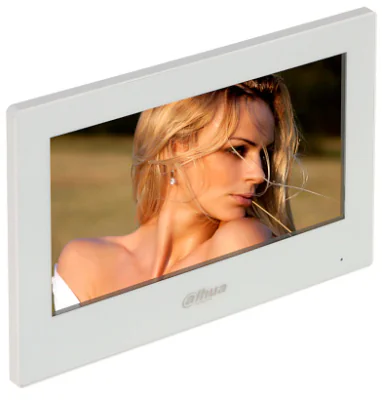 Post interior videointerfon IP DAHUA VTH2621GW-WP, ecran 7 inch, Wi-Fi, PoE, White