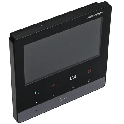Post interior videointerfon IP HIKVISION DS-KH6100-E1, ecran 4,3 inch, montaj pe masă, PoE