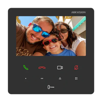 Post interior videointerfon IP HIKVISION DS-KH6110-WE1, ecran 4,3 inch, Wi-Fi, montaj pe masă, PoE