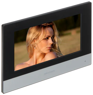 Post interior videointerfon IP HIKVISION DS-KH6320-WTE1/EU, ecran tactil 7 inch, Wi-Fi, montaj aparent