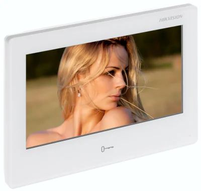 Post interior videointerfon IP HIKVISION DS-KH9310-WTE1(B), ecran tactil 7 inch, Wi-Fi, montaj aparent, PoE