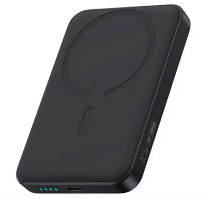 POWER BANK Baseus EnerFill FM11 Ultra-Mini, 10000mAh, 22.5W, prindere magnetica incarcare wireless 15W, 1 x USB Type-C, include cablu USB Type-C la USB Type-C 30cm, negru, "E0026602" - 6932172618223