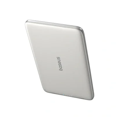 POWER BANK Baseus PicoGo AM41, 5000mAh, 20W, prindere magnetica, 1 x USB Type-C, cablu inclus USB Type-C la USB Type-C 0.3m, titanium, "P1007680C853-00" - 6932172690687
