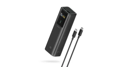 POWER BANK Cuktech P+ Series 1C1A, 10000mAh, 150W, 1 x USB; 1 x USB Type-C, digital display pt. status baterie, gri "CKPB100PGLBK"